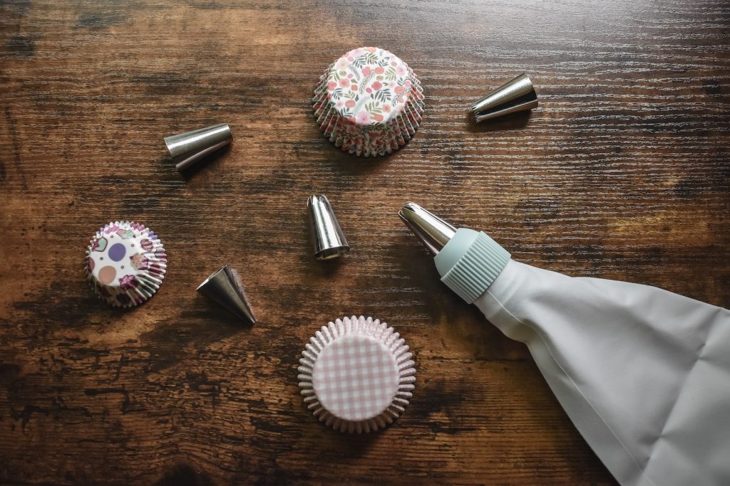 white and silver hair brush